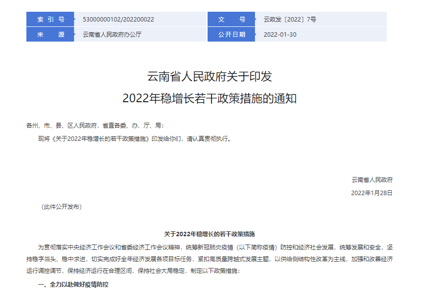 2022-碳中和补贴政策汇总