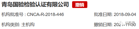 54家iso认证机构被撤销《认证机构批准书》