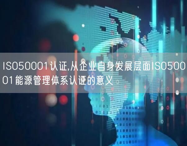 ISO50001认证,从企业自身发展层面ISO50001能源管理体系认证的意义(16)