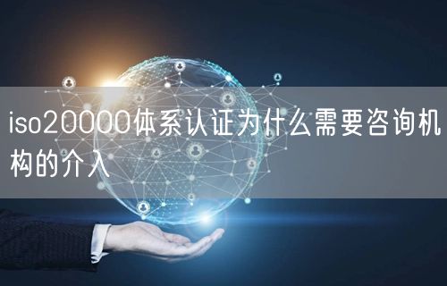 iso20000体系认证为什么需要咨询机构的介入(0)