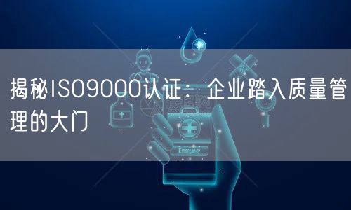 揭秘ISO9000认证：企业踏入质量管理的大门(12)