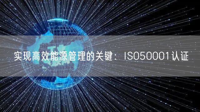 实现高效能源管理的关键：ISO50001认证(33)